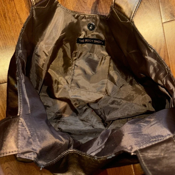 The body shop copper soft vegan leather shopping Tote bag - Picture 5 of 13